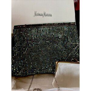 Austrian Crystal evening Bag Neiman Marcus & Coin Purse Rare HTF